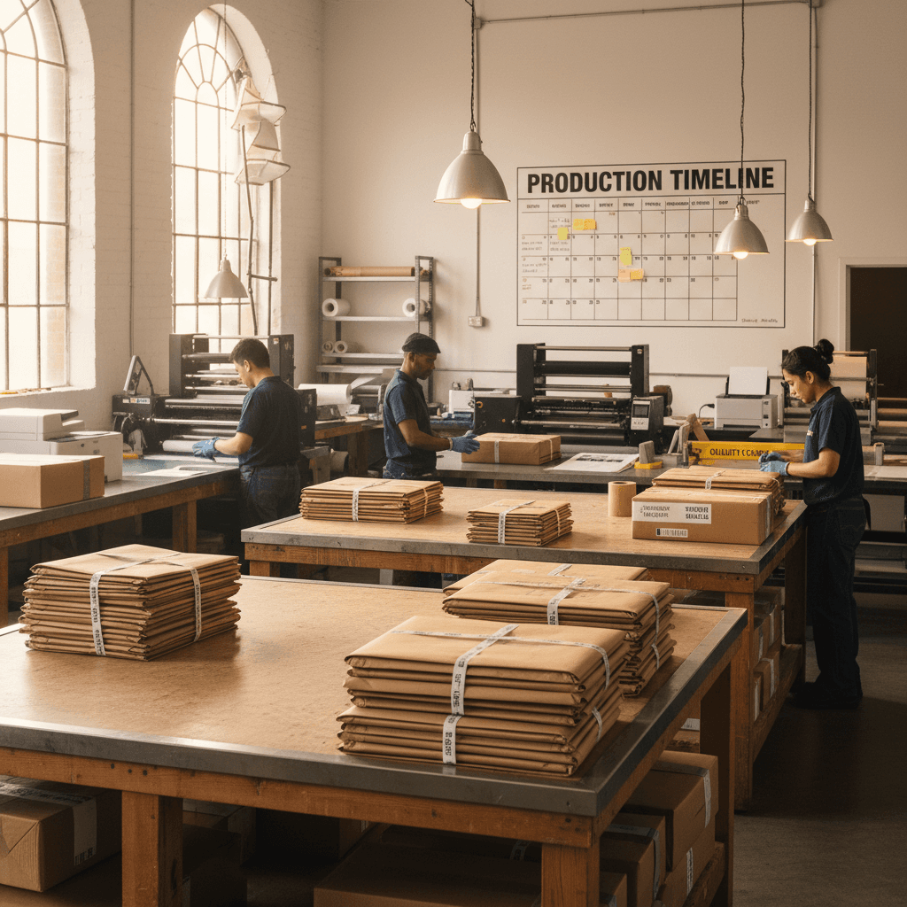 Organized production workflow