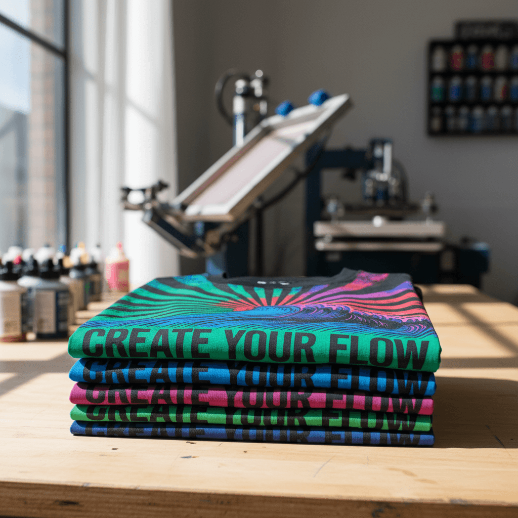 High-quality custom prints on t-shirts