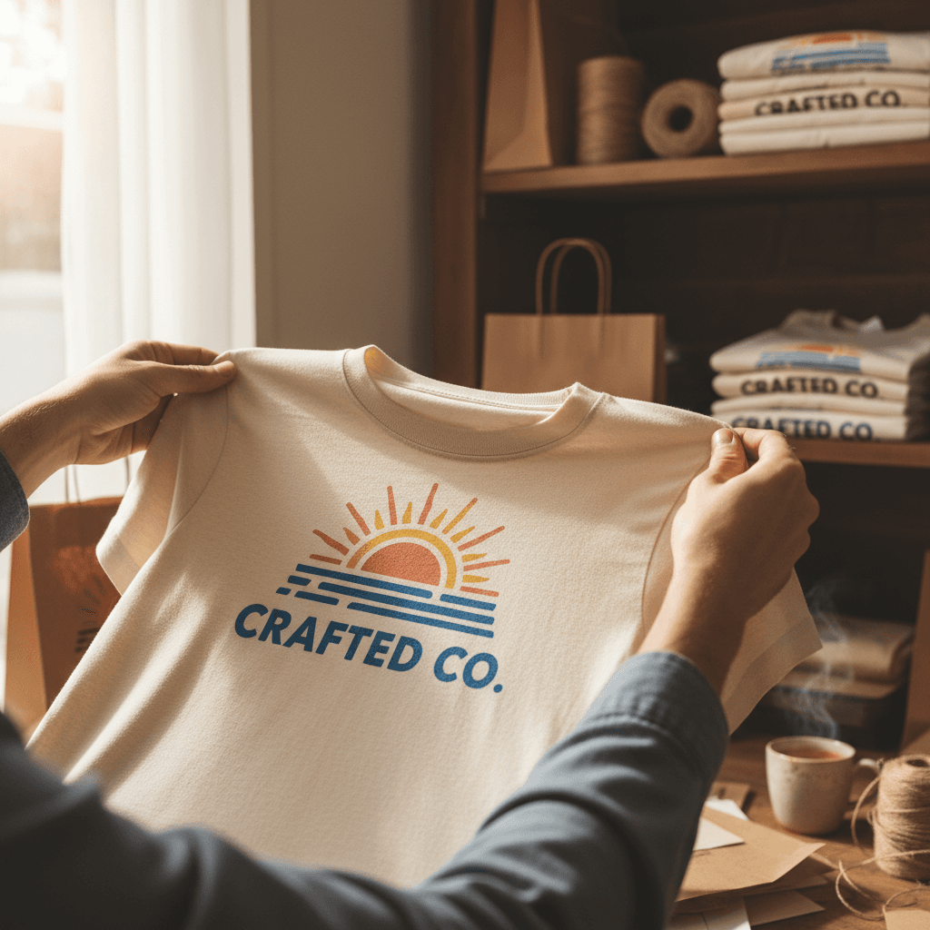 Quality inspection of custom printed t-shirt design